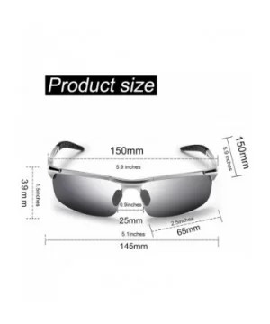 Polarized Sports Sunglasses for Men - Driving Cycling Fishing Sunglasses Men Women Lightweight UV400 Protection - CU18NUECSGY...