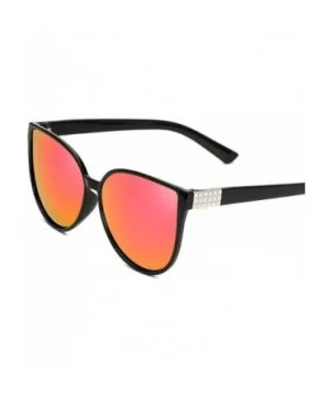 New Fashion Cute Sexy Ladies Cat Eye Sunglasses Women Vintage Brand Small Gold - Red - CX18XQY98YW $6.36 Cat Eye