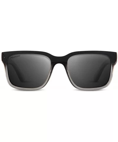 Romeo Black and Clear Sport Motorcycle Riding Driving Sunglasses with Polarized Smoke Lens - CC192T7E3LR $20.62 Sport