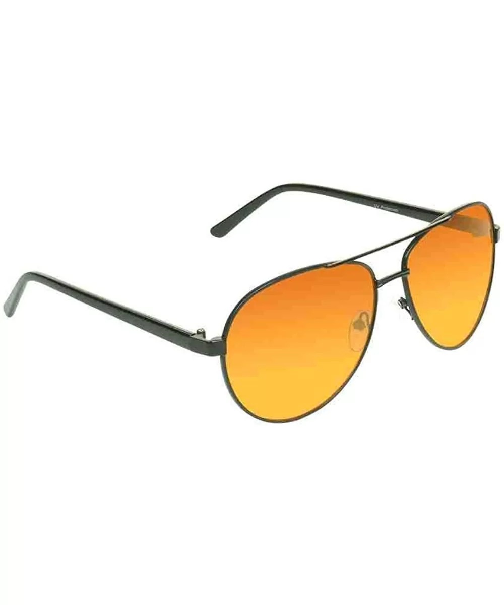 Blue Light Blocker Glasses Sleep Better Computer Screen Orange Amber - Chipper / Black - CK197WT82T2 $15.41 Wrap