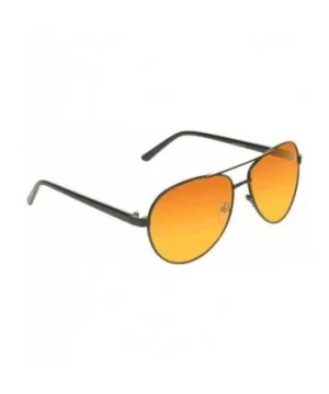 Blue Light Blocker Glasses Sleep Better Computer Screen Orange Amber - Chipper / Black - CK197WT82T2 $15.41 Wrap