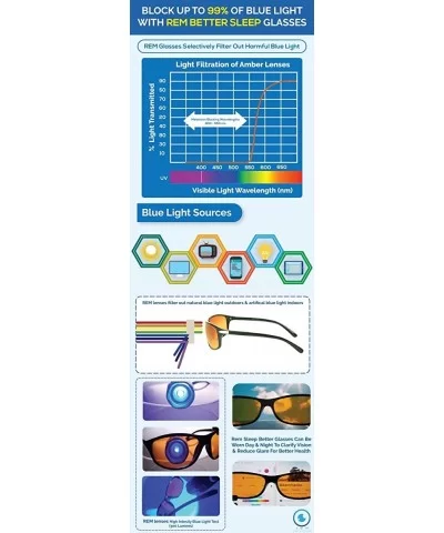 Blue Light Blocker Glasses Sleep Better Computer Screen Orange Amber - Chipper / Black - CK197WT82T2 $15.41 Wrap