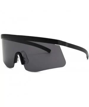 Oversized Sunglasses Fashion Gradient Glasses - Black - C718T7ATOYL $11.52 Oversized