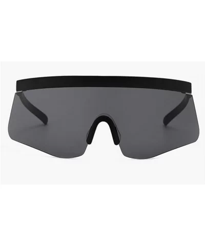 Oversized Sunglasses Fashion Gradient Glasses - Black - C718T7ATOYL $11.52 Oversized