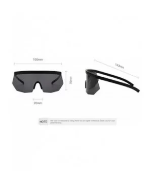 Oversized Sunglasses Fashion Gradient Glasses - Black - C718T7ATOYL $11.52 Oversized