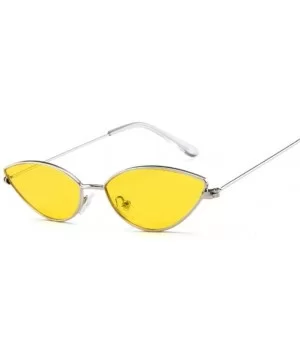 Sunglasses Cateye Glasses Female Vintage - Goldred - CC199EK2T6S $16.51 Cat Eye