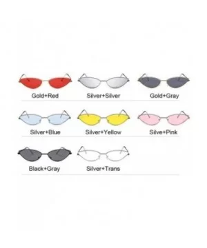 Sunglasses Cateye Glasses Female Vintage - Goldred - CC199EK2T6S $16.51 Cat Eye