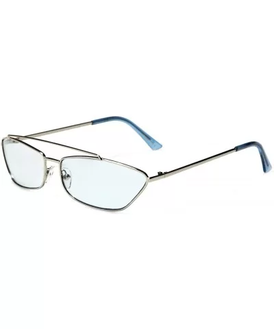 Womens Medal Low Profile Indoor Sunglasses - Rated Ages 16-30 - Blue - CB18LGWHZRT $8.24 Rectangular