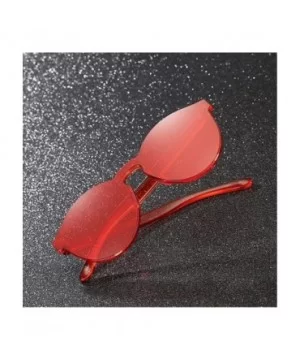 Colored Sunglasses Mirrored Protection - Red - C118SZXUCL0 $4.91 Cat Eye