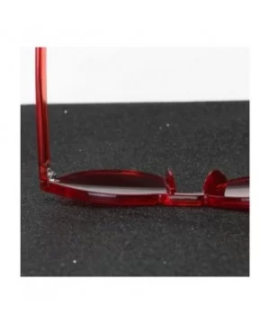 Colored Sunglasses Mirrored Protection - Red - C118SZXUCL0 $4.91 Cat Eye