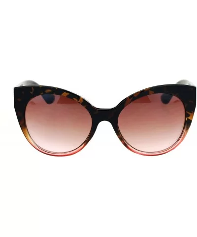 Sunglasses Womens Round Butterfly Frame Glitter Sides UV 400 - Tortoise Red - CQ1848K357I $11.01 Butterfly