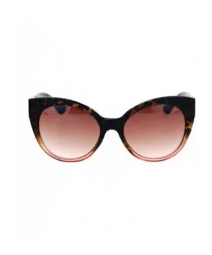 Sunglasses Womens Round Butterfly Frame Glitter Sides UV 400 - Tortoise Red - CQ1848K357I $11.01 Butterfly