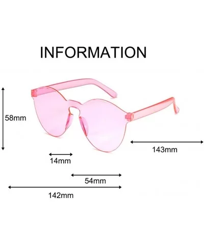 Heart Shaped Sunglasses for Women Transparent UV Protection Frameless Love Party Rimless Sunglasses Glasses - CJ1903OL437 $5....