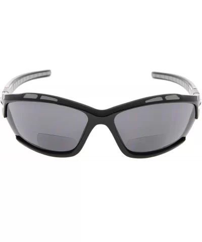 Unbreakable Sunglasses Baseball Softball - Shiny Black/Grey Lens - C612N4QESG9 $5.86 Sport