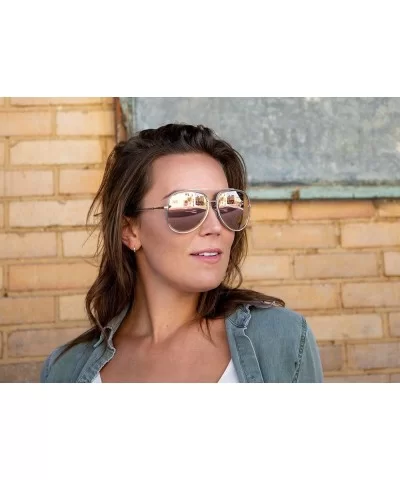 Replacement Lenses for Maui Jim Shoreline MJ-114 - Rose Gold Mirror Polarized - C018IY3KM57 $33.90 Rectangular