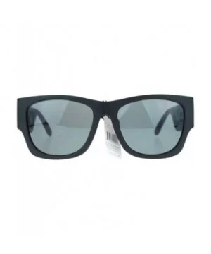 KUSH Sunglasses Black Square Hipster Celebrity Fashion Shades - Matte Black Gold - CG1809NE36N $6.46 Square