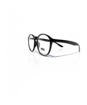 SIMPLE Korean Style K-POP Round Fashion Glasses - Matte Black - C318Z9U3U8E $15.98 Wayfarer