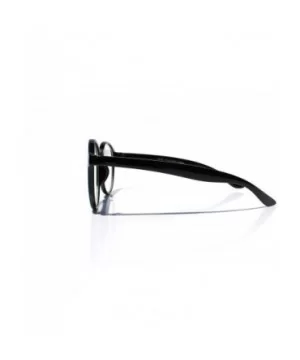 SIMPLE Korean Style K-POP Round Fashion Glasses - Matte Black - C318Z9U3U8E $15.98 Wayfarer