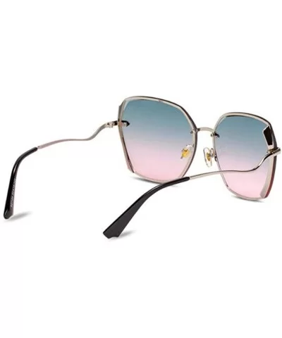 Classic fashion frameless sunglasses - metal frameless classic aviator glasses - B - CA18SCYQ6RA $29.76 Aviator