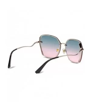 Classic fashion frameless sunglasses - metal frameless classic aviator glasses - B - CA18SCYQ6RA $29.76 Aviator