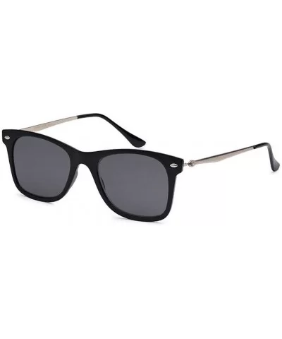 Rectangular-Frame Sunglasses - Black - CN18DNDYM47 $7.68 Rectangular