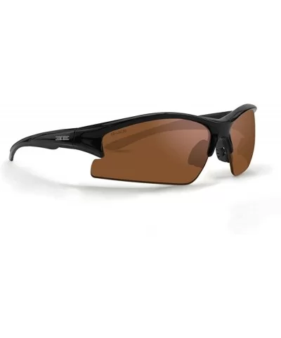 2 Epoch Golf Sport Sunglasses Black with Smoke Lens and Black with Amber Lens - C218G2A57LN $27.34 Sport