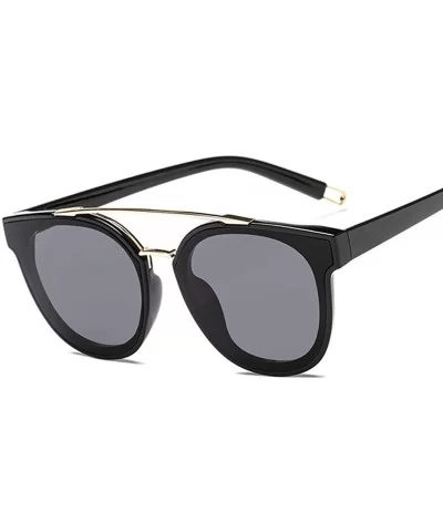 Metal Sunglasses Women Vintage Sun Glasses Fashion Luxury Decoration Classic Eyewear UV400 - Black - CJ1985INZ9E $25.53 Sport