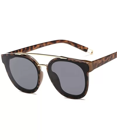 Metal Sunglasses Women Vintage Sun Glasses Fashion Luxury Decoration Classic Eyewear UV400 - Black - CJ1985INZ9E $25.53 Sport