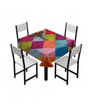 tableclothStain Spillproof Sunglasses Home Square Tablecloth - Multi-02 - C6198U62QD9 $35.32 Square