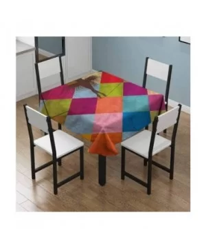 tableclothStain Spillproof Sunglasses Home Square Tablecloth - Multi-02 - C6198U62QD9 $35.32 Square