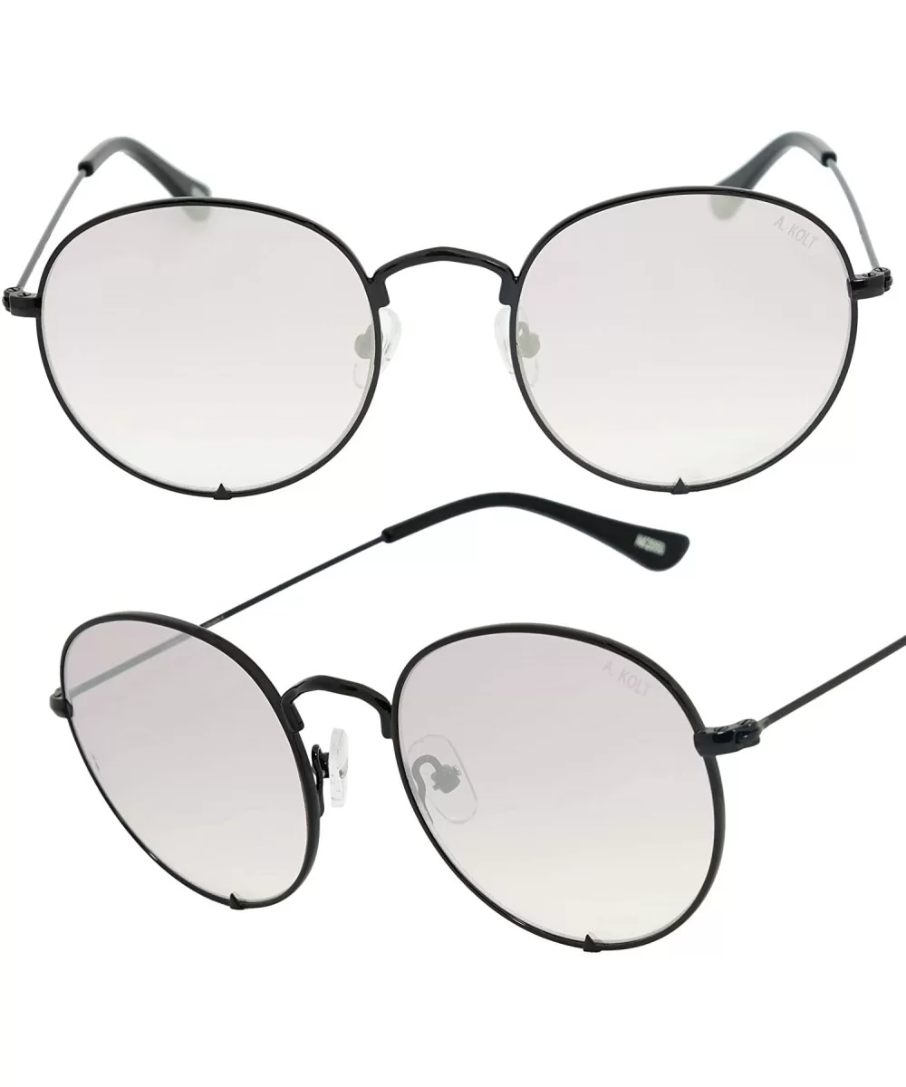 x HIGHKOLT The Round Sunglasses For Men and Women - Diff Vision UV400 Protection- 50mm AK2050 - CO18NGGEKHX $29.30 Rimless