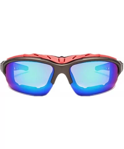 Sports sunglasses polarized with UV400 Unbreakable Frame for Ski Driving Golf Running Cycling Tr90 - Color 1 - CY18QYWYRQ5 $8...