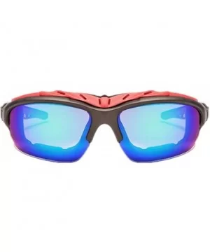 Sports sunglasses polarized with UV400 Unbreakable Frame for Ski Driving Golf Running Cycling Tr90 - Color 1 - CY18QYWYRQ5 $8...