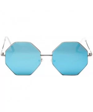 Geometric sunglasses Women Vintage Eye Sunglasses Retro Eyewear Color Tinted Eyewear - D - C818TM668KX $8.00 Wrap