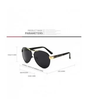 Men's Retro Sunglasses- Polarized Sunglasses- Full Frame Driving Glasses-C10 - C10 - C6197NIX307 $31.30 Sport