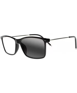 Black Mens Simple Rivets Bifocal Transition Photochromic Reading Glasses UV400 Sun Readers - Black - CG18K60D08X $19.61 Recta...