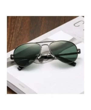 Polarized Aviator Sunglasses for Juniors Small Face Women Men Vintage UV400 Protection Shades - CG18MG92EW4 $10.73 Rimless