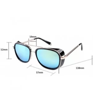 Classic steampunk sunglasses street style Men/Women Sunglasses Vintage goggle - Matte Black/Black - CE18536ODUG $7.77 Goggle