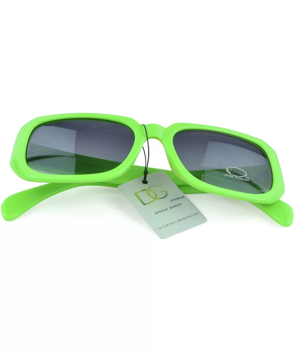 Women's Sunnglasses Bold Accent Fashion Oversized Retro Sunglasses - Green - C1129KCUJ7T $6.99 Oval