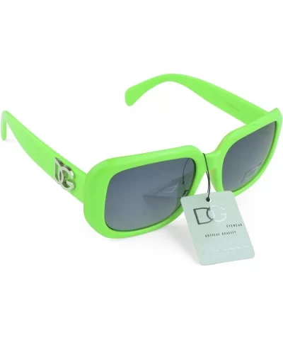 Women's Sunnglasses Bold Accent Fashion Oversized Retro Sunglasses - Green - C1129KCUJ7T $6.99 Oval