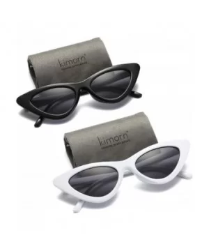 Cat Eye Sunglasses Women Clout Goggles Kurt Cobain Retro Sun Glasses K0566 - CQ18AH0DUGY $6.19 Goggle