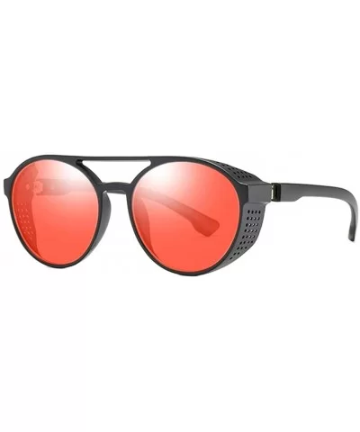 Ultra Aviator Lightweight Rectangular Polarized Sunglasses 100% UV Protection - Red - CP18RZTZRWZ $7.90 Rectangular