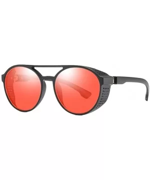 Ultra Aviator Lightweight Rectangular Polarized Sunglasses 100% UV Protection - Red - CP18RZTZRWZ $7.90 Rectangular