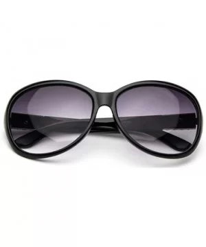 Sunglasses Women Fashion Decorative Large Frame Sun Black Grey - Brown Brown - C218YKUK26Z $6.75 Aviator