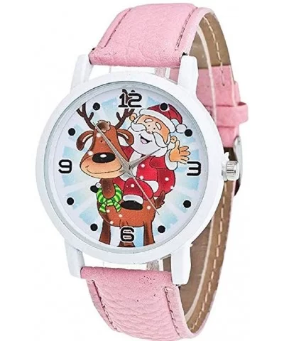 Fashion Watches Christmas Watch - Pink - C118URMQYIK $7.61 Round