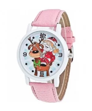 Fashion Watches Christmas Watch - Pink - C118URMQYIK $7.61 Round