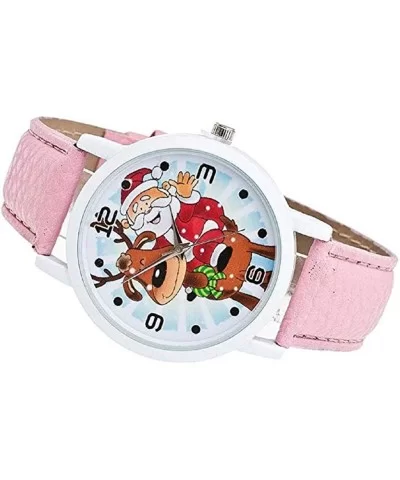 Fashion Watches Christmas Watch - Pink - C118URMQYIK $7.61 Round