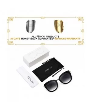 Fashion Cateye Sunglasses for Women Composite Lens for Driving Brand Sun Glasses 6089 - Black - CV18TSS0X9U $11.99 Square