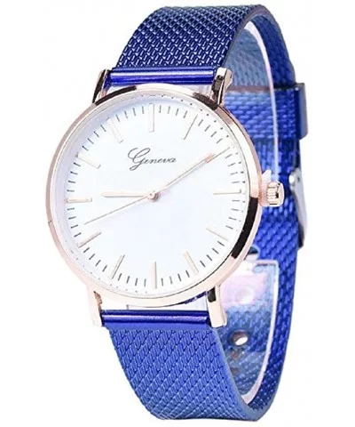 Classic Business Bracelet - Blue - CH18ULD86YH $6.26 Round