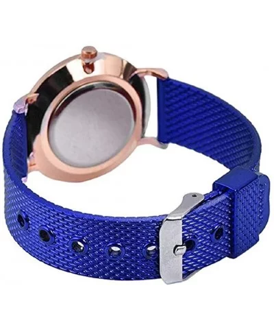 Classic Business Bracelet - Blue - CH18ULD86YH $6.26 Round